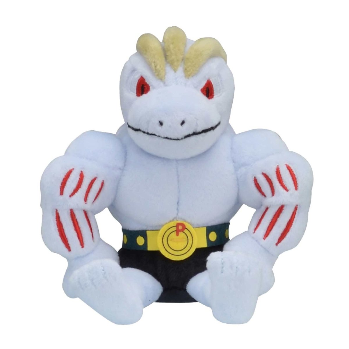 Machoke Sitting Cuties Plush - 6 ¼ In.