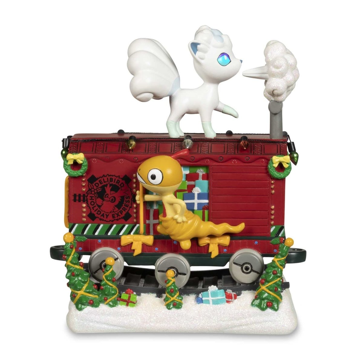 Delibird Holiday Express Alolan Vulpix Boxcar Figure