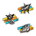 Vaporeon, Jolteon & Flareon Better Together Pokémon Pins (3-Pack)