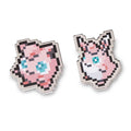 Jigglypuff & Wigglytuff Pokémon Pixel Pins (2-Pack)