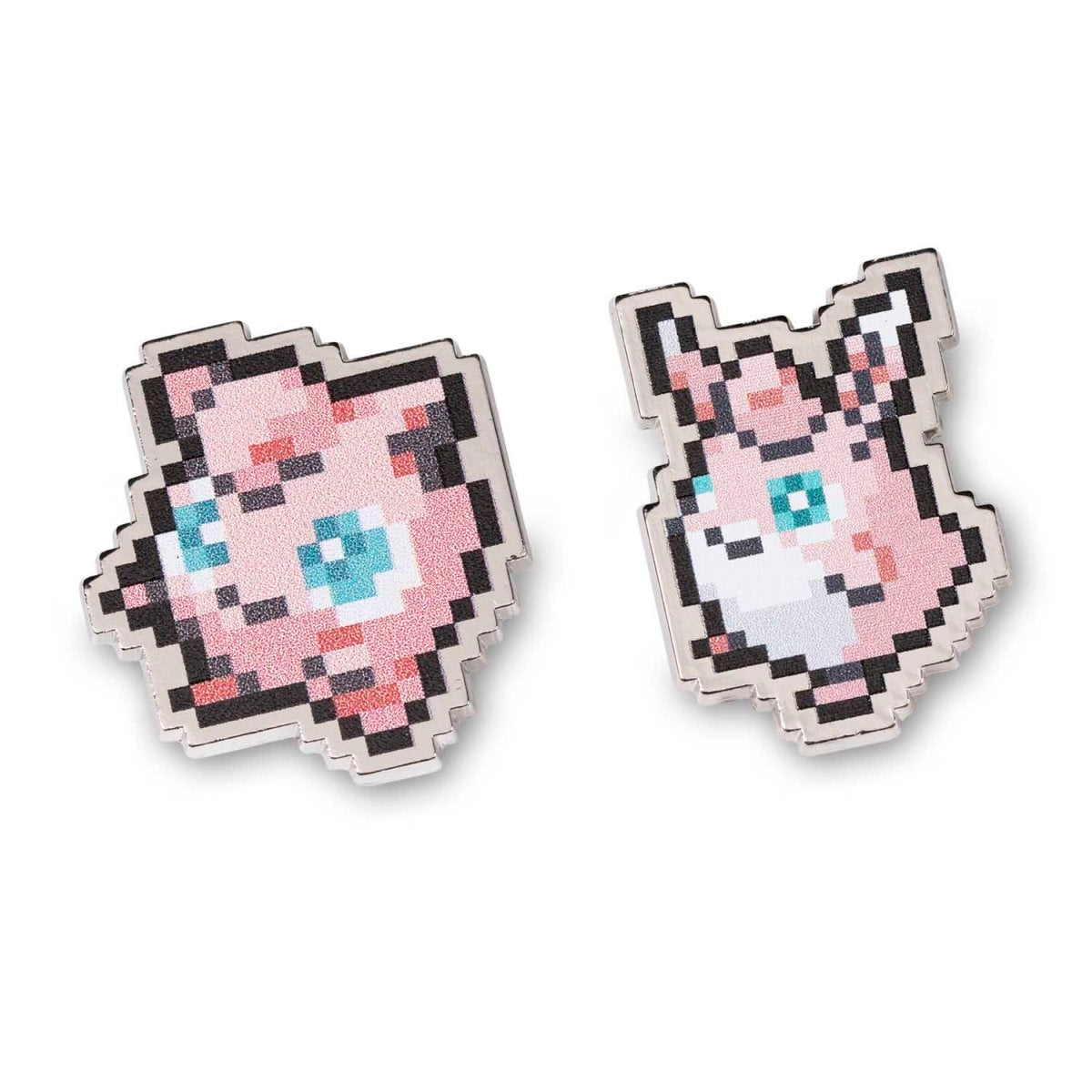 Jigglypuff & Wigglytuff Pokémon Pixel Pins (2-Pack)