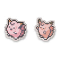 Clefairy & Clefable Pokémon Pixel Pins (2-Pack)