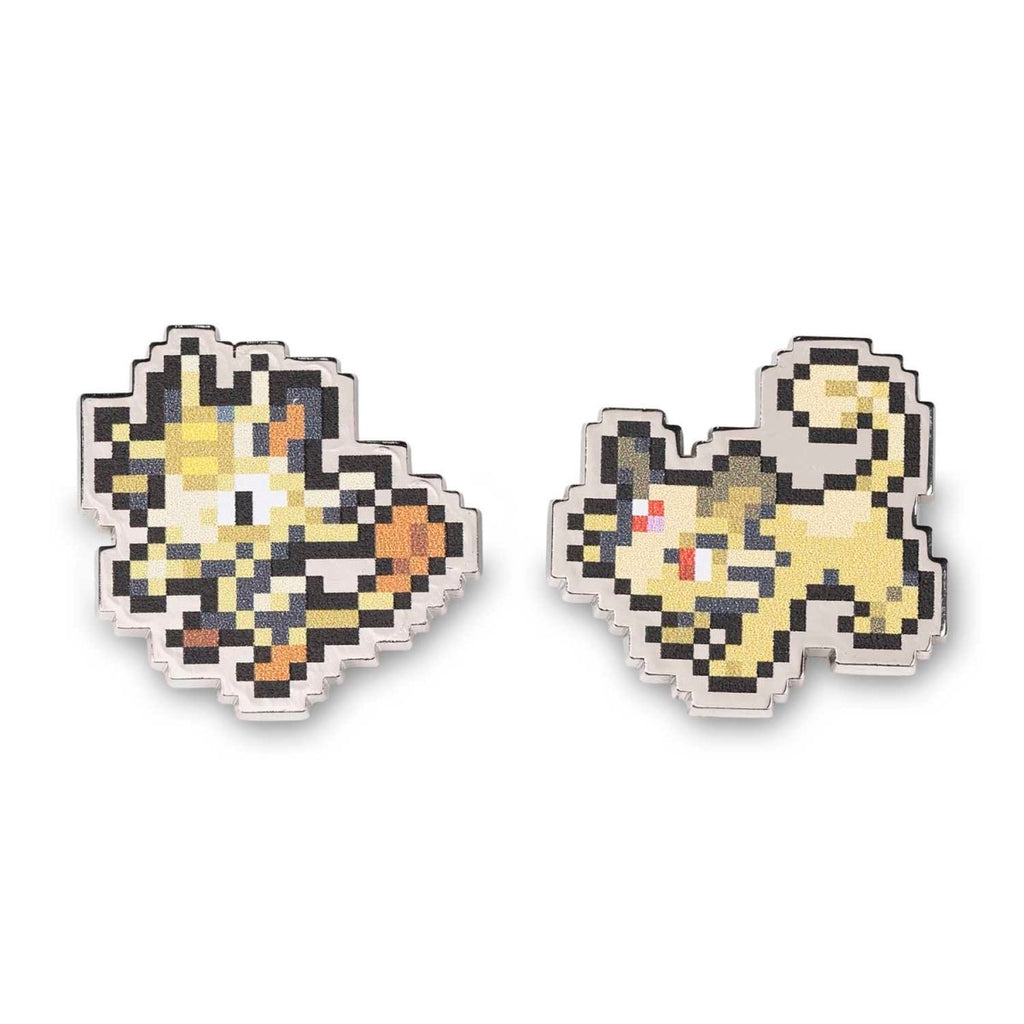Meowth & Persian Pokémon Pixel Pins (2-Pack)