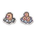 Diglett & Dugtrio Pokémon Pixel Pins (2-Pack)