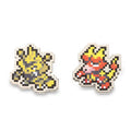 Electabuzz & Magmar Pokémon Pixel Pins (2-Pack)