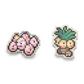 Exeggcute & Exeggutor Pokémon Pixel Pins (2-Pack)