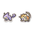 Rattata & Raticate Pokémon Pixel Pins (2-Pack)