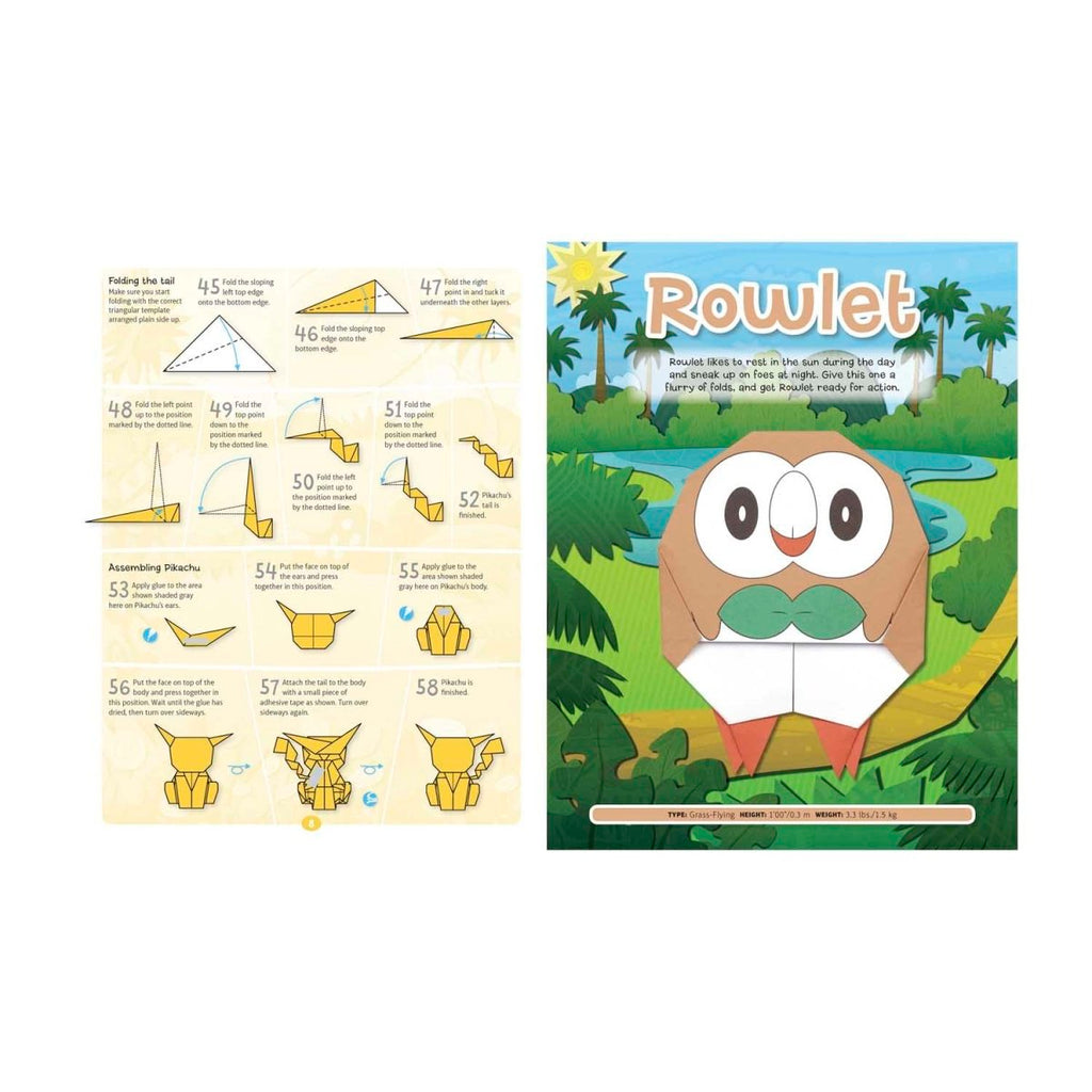 Pokémon Origami: Fold Your Own Alola Region Pokémon