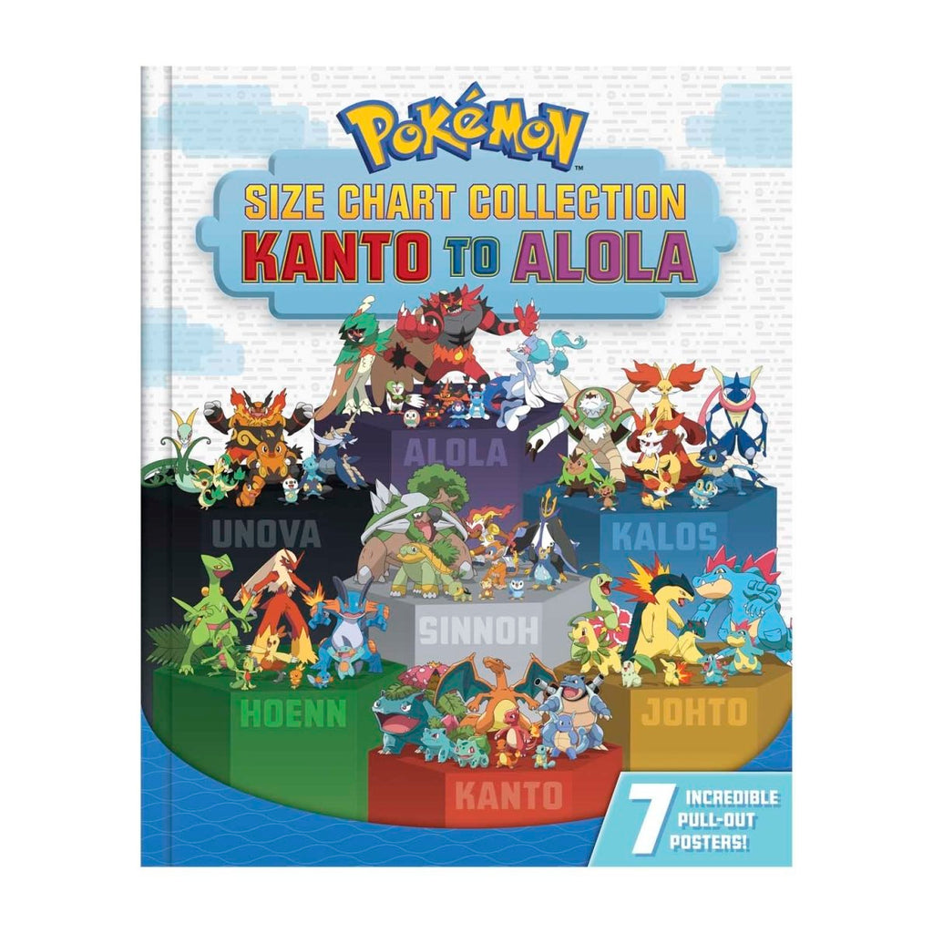 Pokémon Size Chart Collection: Kanto To Alola