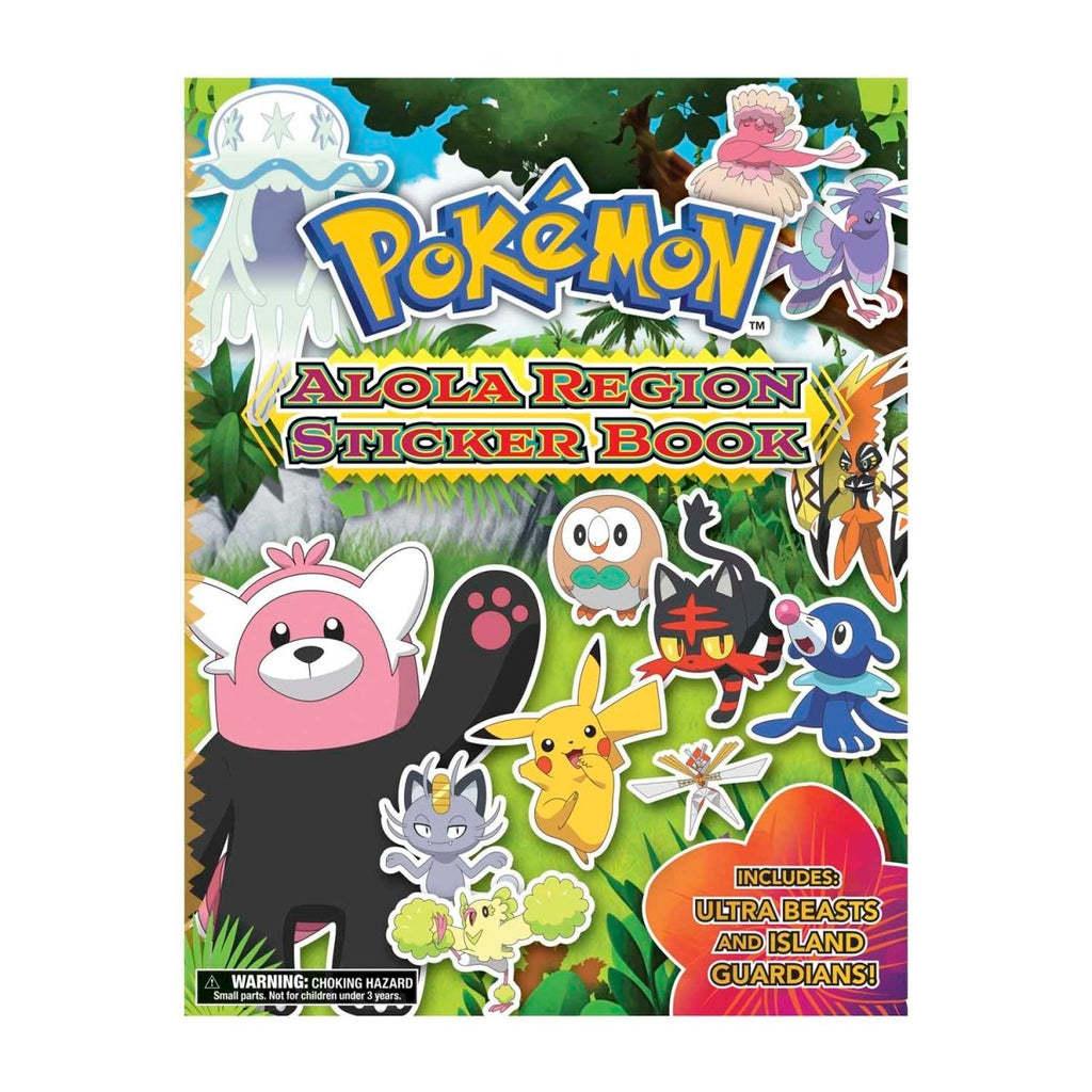 Pokémon Alola Region Sticker Book