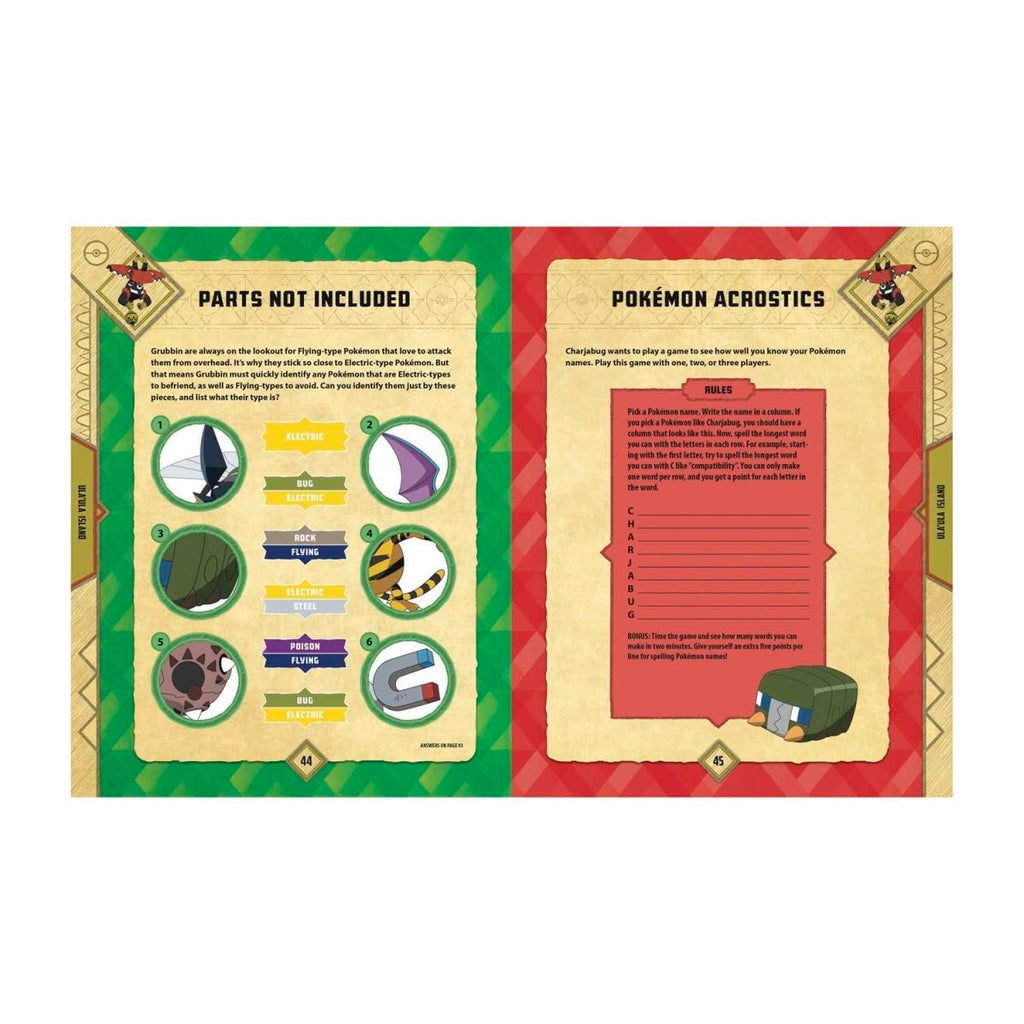 Pokémon Alola Region Activity Book