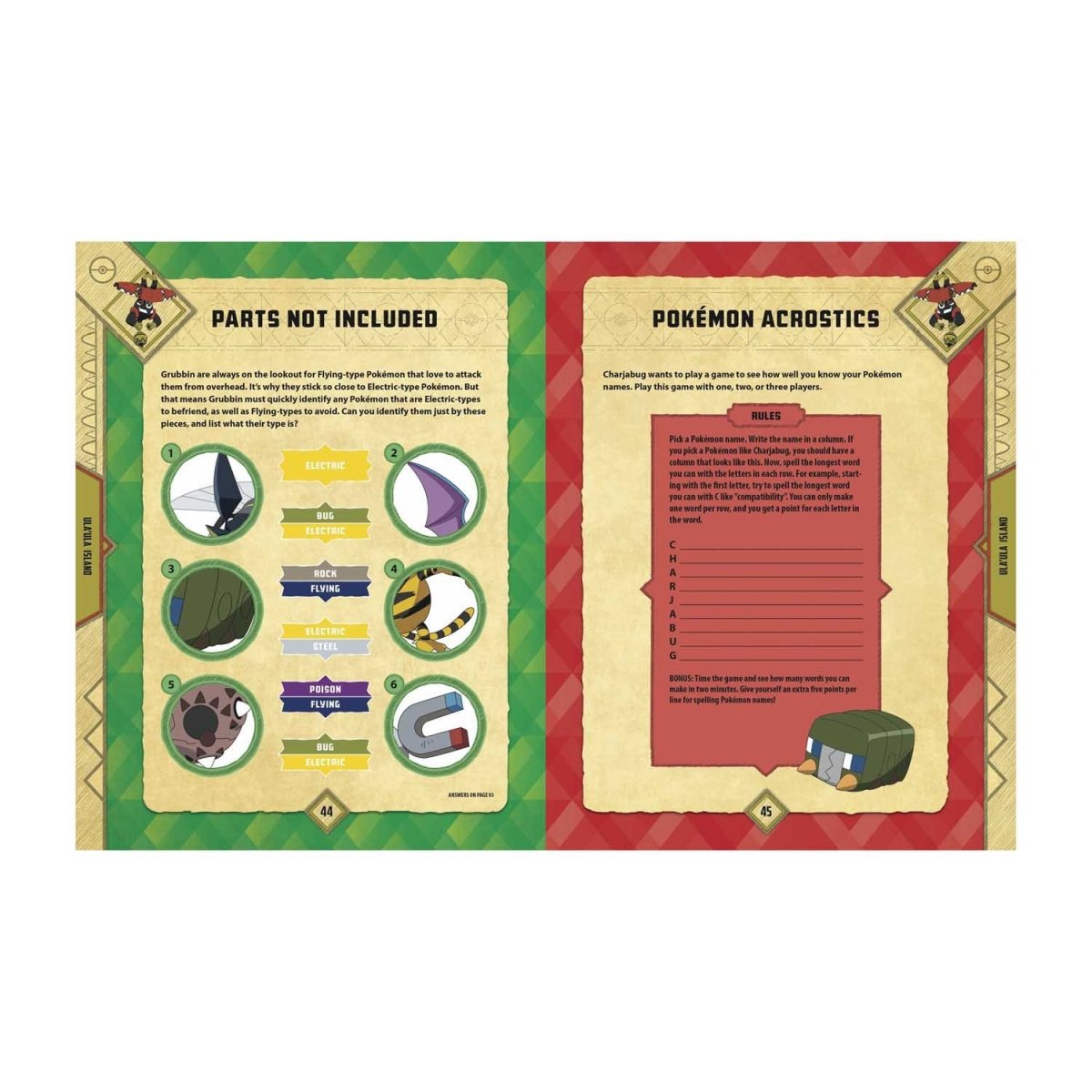 Pokémon Alola Region Activity Book