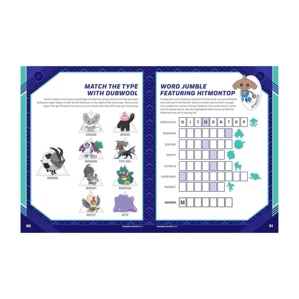 Pokémon Official Galar Region Activity Book