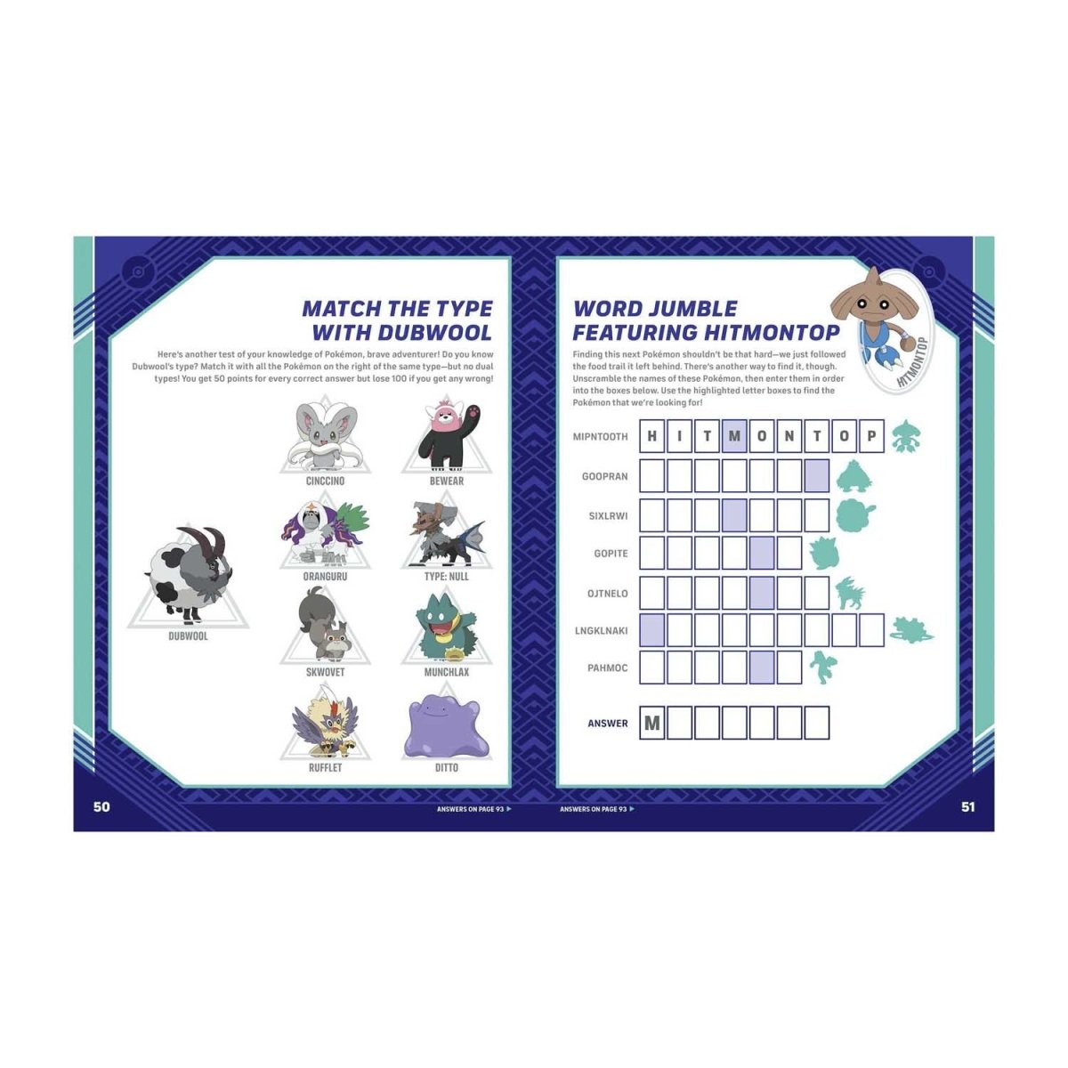 Pokémon Official Galar Region Activity Book