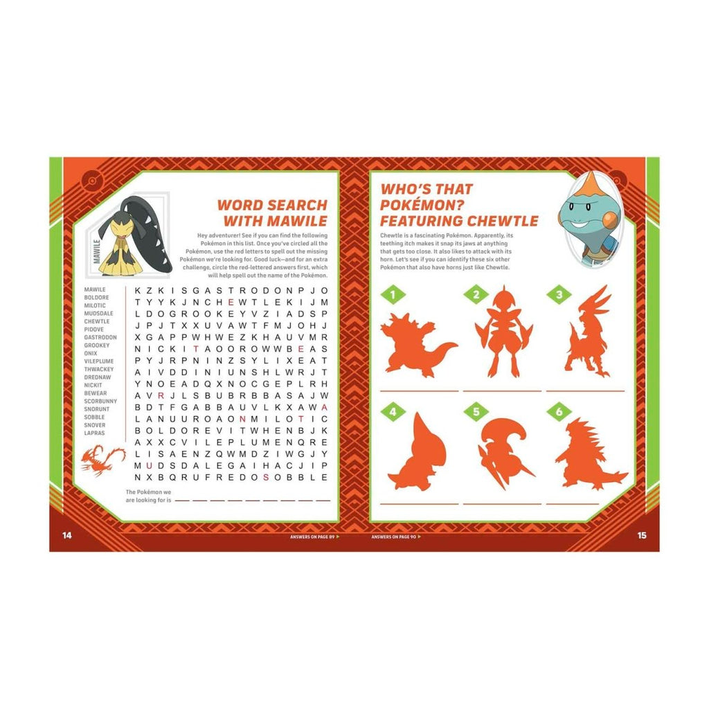 Pokémon Official Galar Region Activity Book