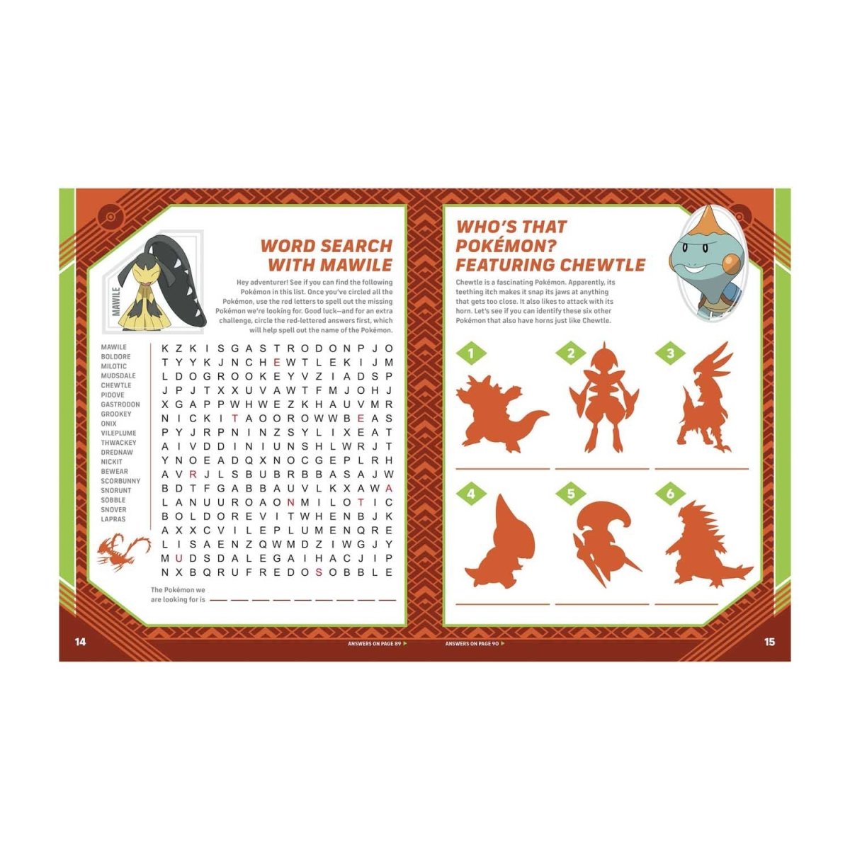 Pokémon Official Galar Region Activity Book