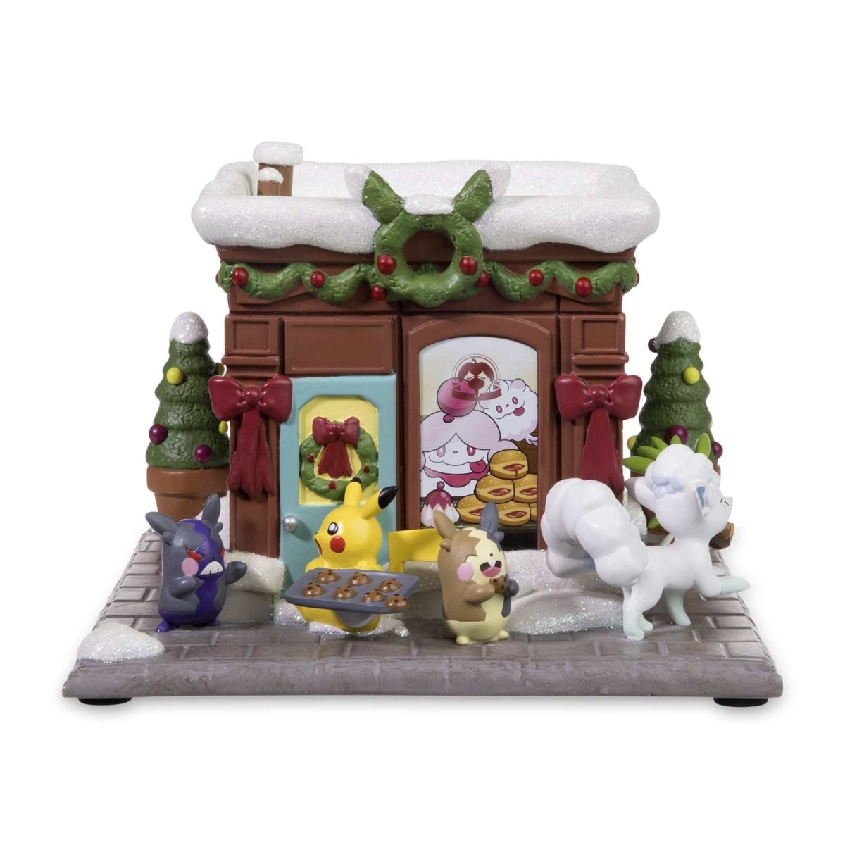 Bounsweet & Steenee Bakery Holiday Pokémon Village Figure