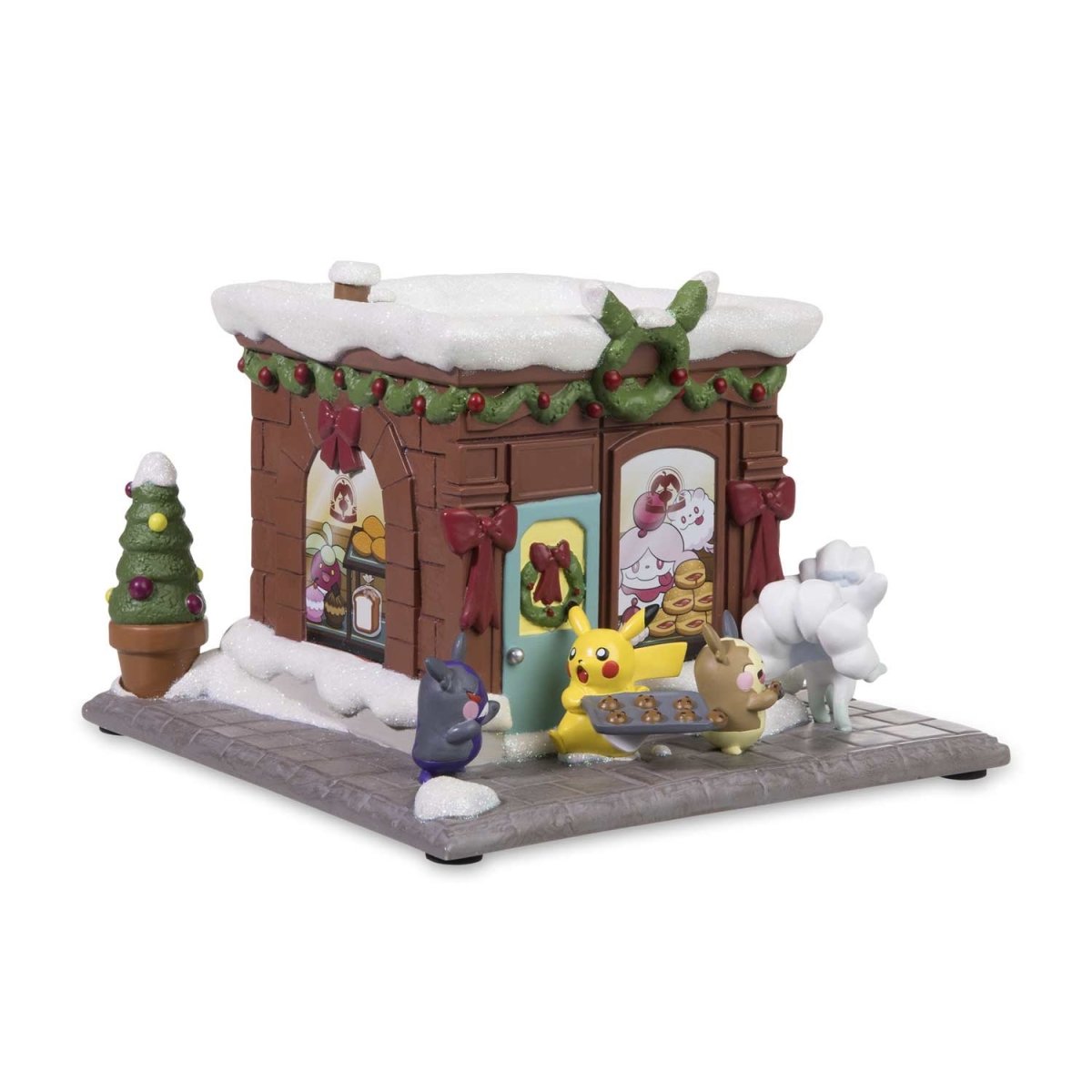 Bounsweet & Steenee Bakery Holiday Pokémon Village Figure
