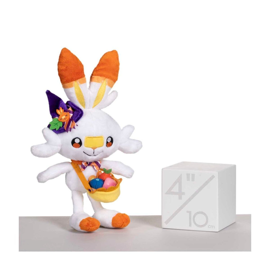 Scorbunny Pokémon Pumpkin Celebration Poké Plush - 9 ¾ In.