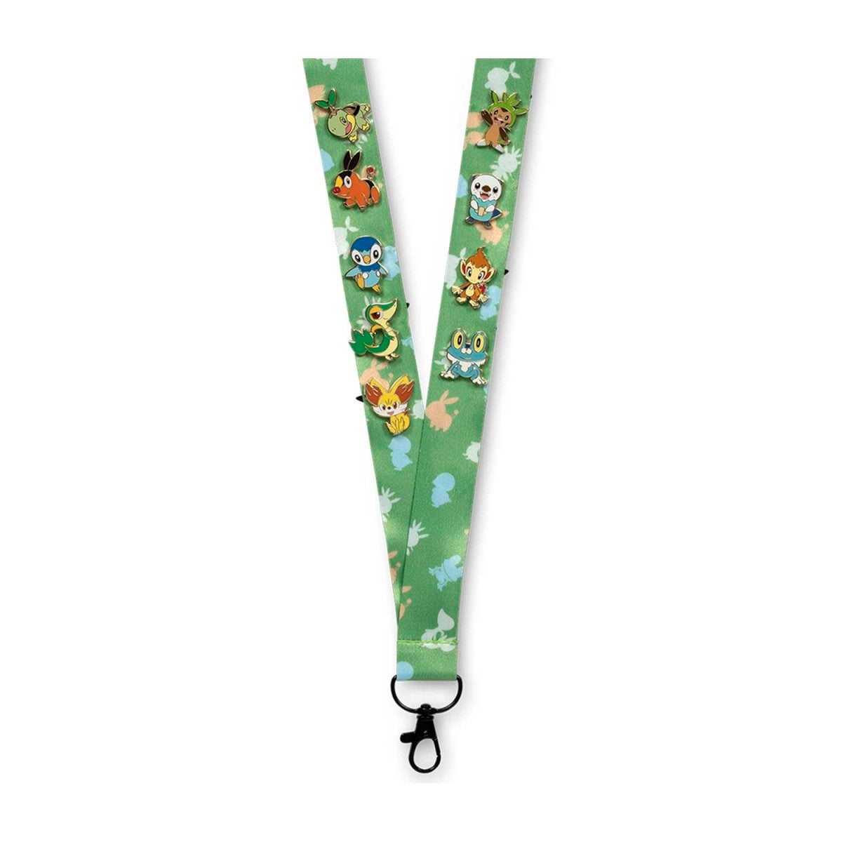 Sinnoh, Unova & Kalos First Partner Lanyard & Pokémon Pins (9-Pack)