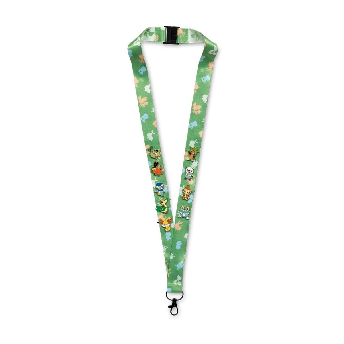 Sinnoh, Unova & Kalos First Partner Lanyard & Pokémon Pins (9-Pack)