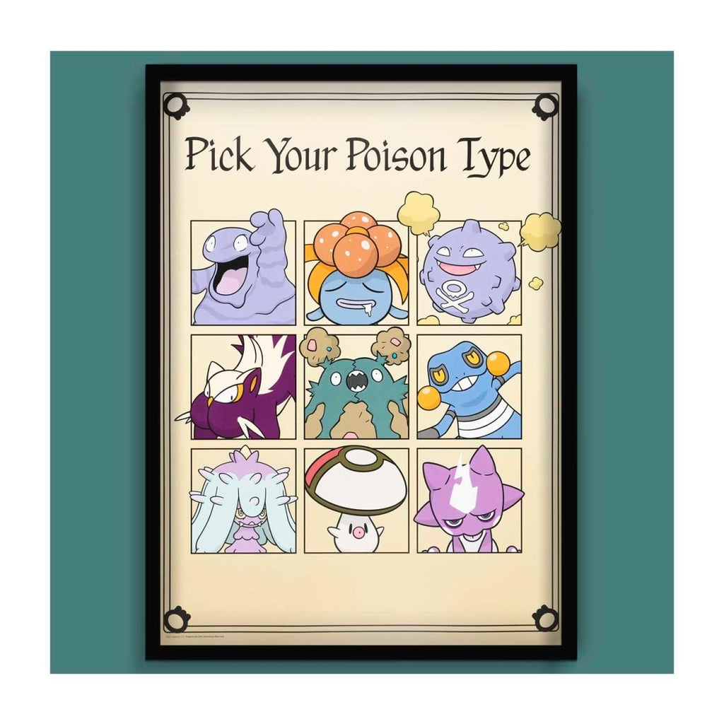 Poison Pokémon Spooky Celebration Poster