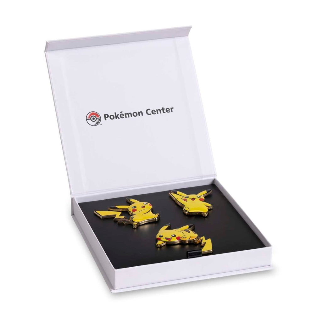 Pokémon Deluxe Pins: Pikachu Pin Box Set (3-Pack)