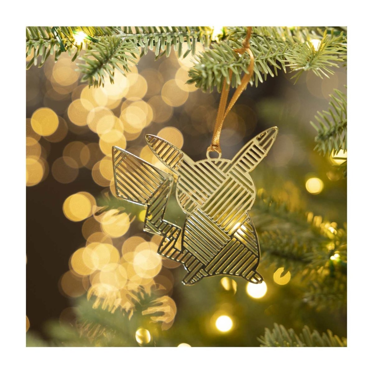 Pikachu Pokémon Winter Wonders Flat Brass Ornaments (6-Pack)
