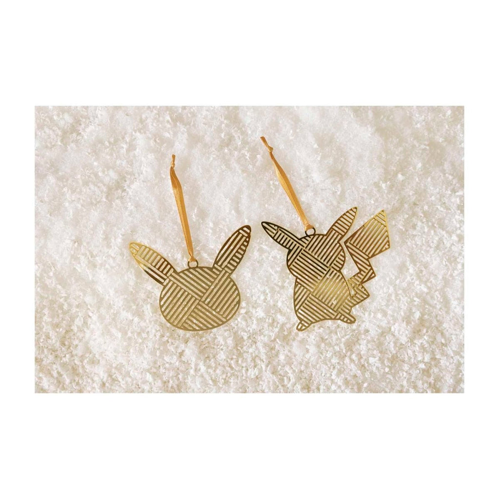 Pikachu Pokémon Winter Wonders Flat Brass Ornaments (6-Pack)