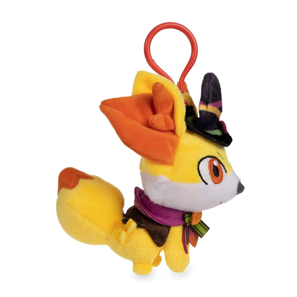 Fennekin Pokémon Spooky Festival Plush Key Chain