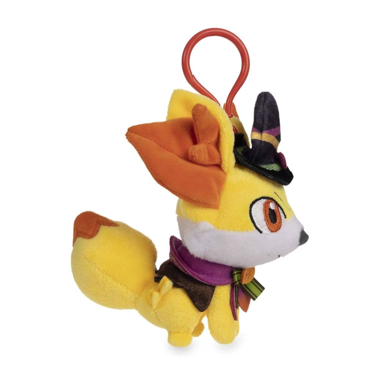 Fennekin Pokémon Spooky Festival Plush Key Chain
