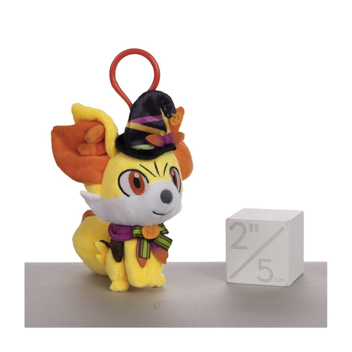 Fennekin Pokémon Spooky Festival Plush Key Chain