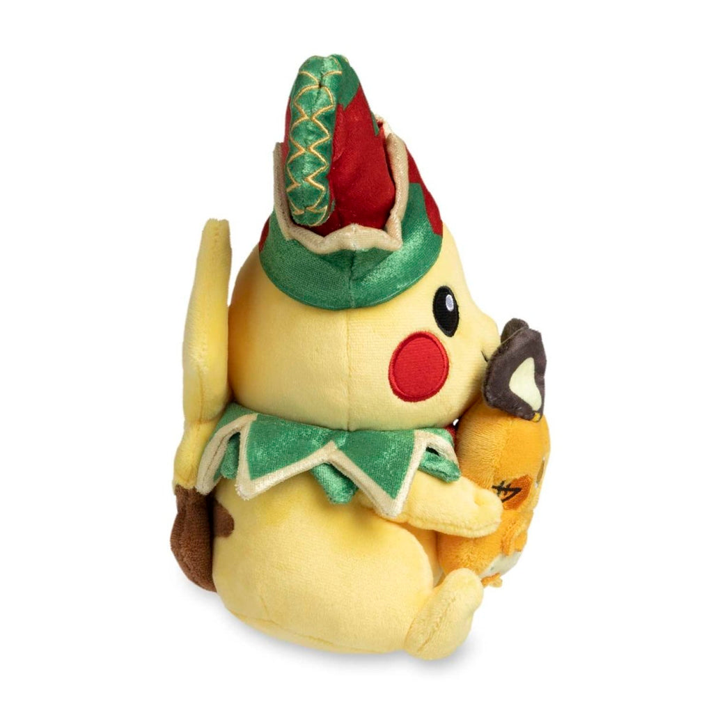 Pikachu & Robot Dedenne Toy Pokémon Holiday Workshop Plush - 8 ¾ In.