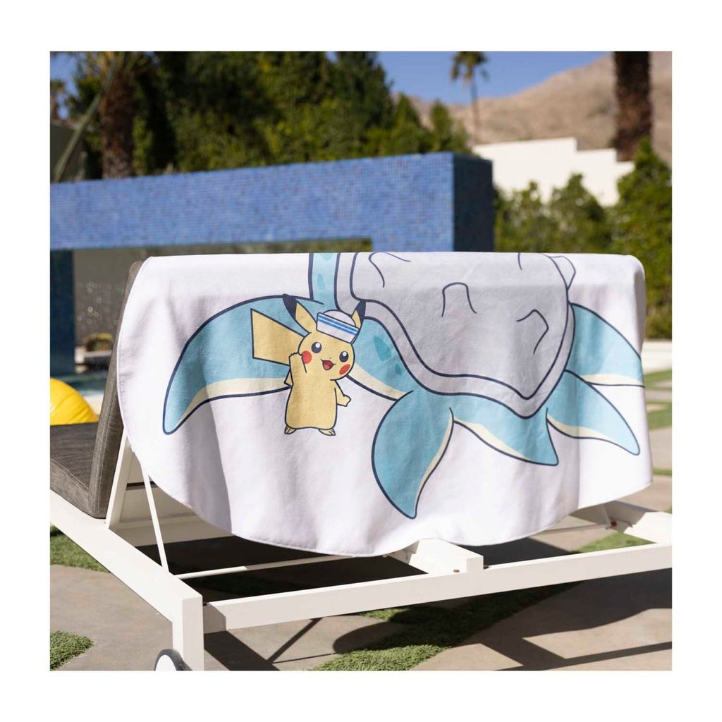 Pikachu & Lapras Pokémon Summer Days Beach Towel