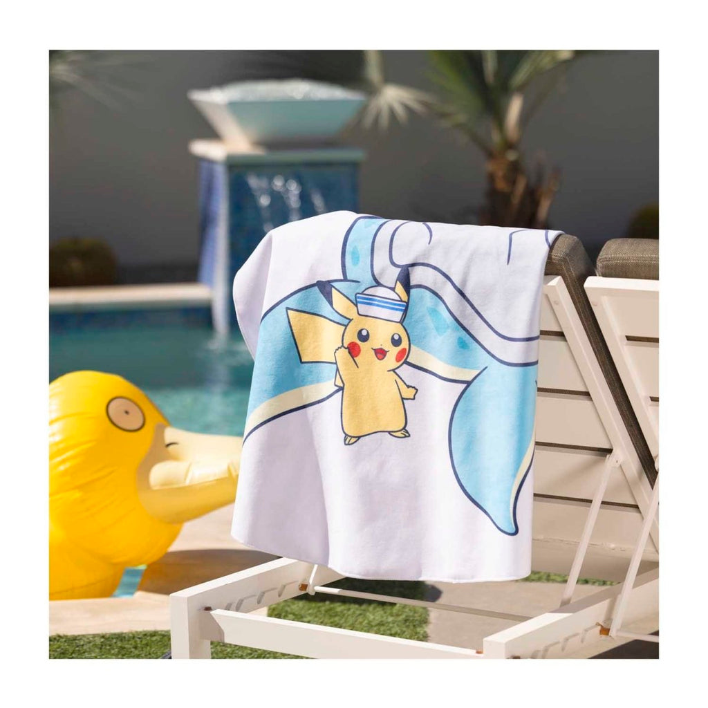 Pikachu & Lapras Pokémon Summer Days Beach Towel