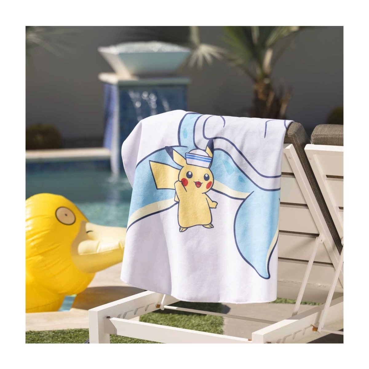 Pikachu & Lapras Pokémon Summer Days Beach Towel