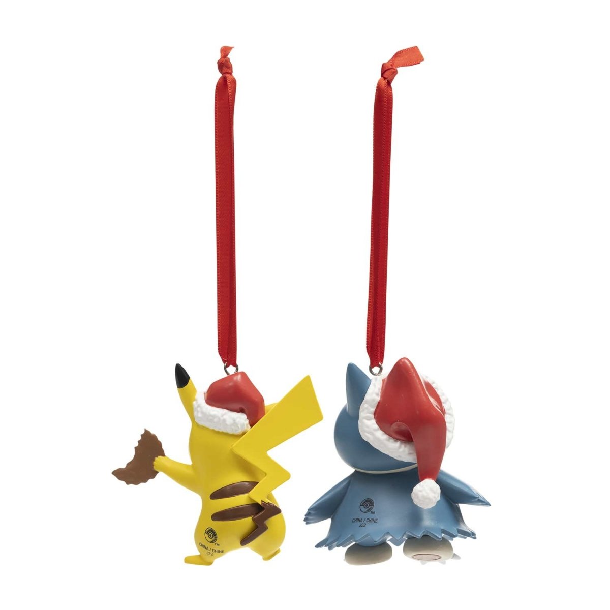 Pikachu & Munchlax Cookie Treat Pokémon Holiday Ornaments (2-Pack)