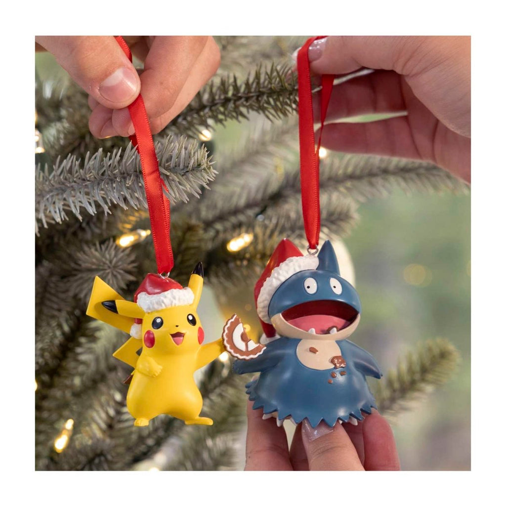 Pikachu & Munchlax Cookie Treat Pokémon Holiday Ornaments (2-Pack)