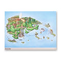 Hoenn Pokémon Region Maps Poster