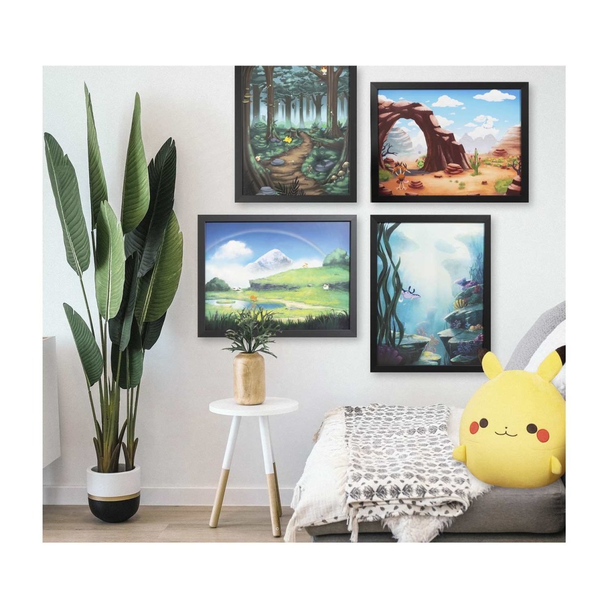 Ocean Deep Pokémon Soothing Scenes Framed Wall Art