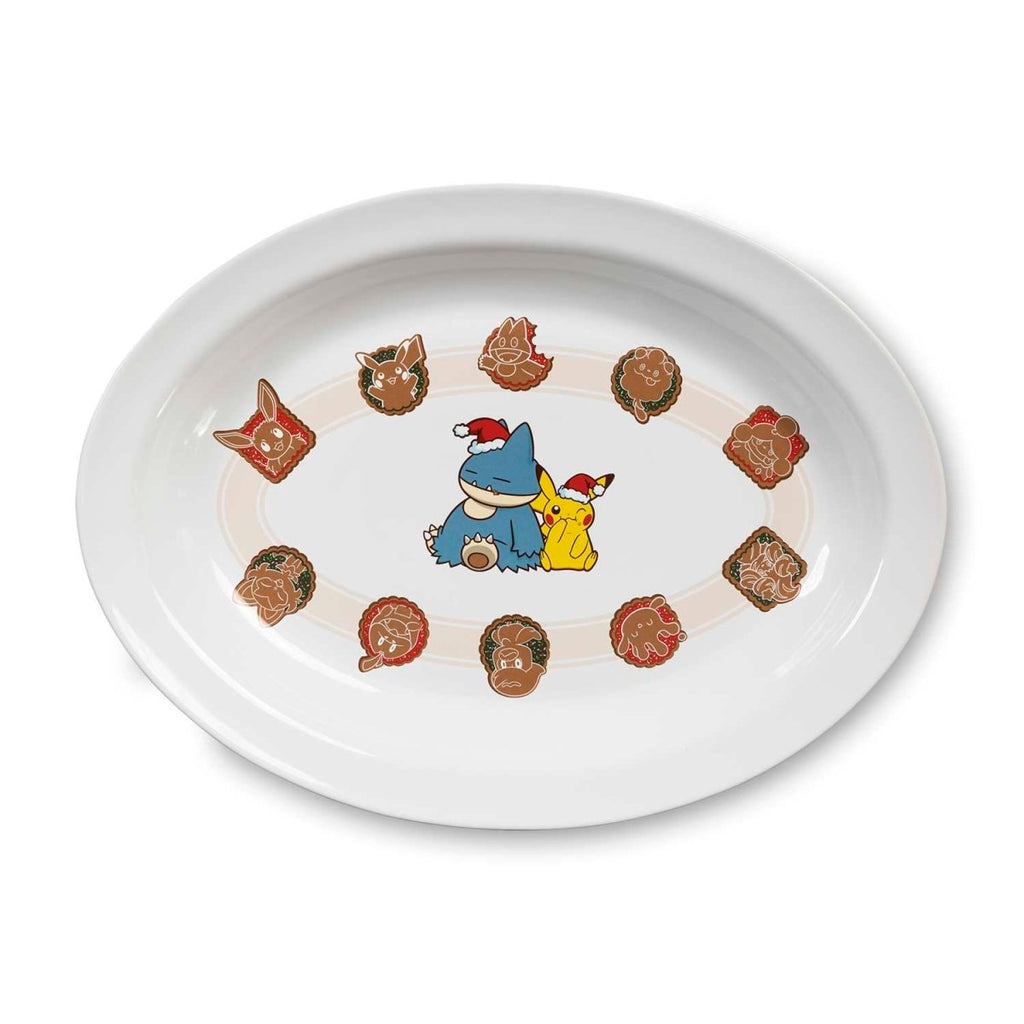 Pikachu & Munchlax Pokémon Holiday Cookie Plate