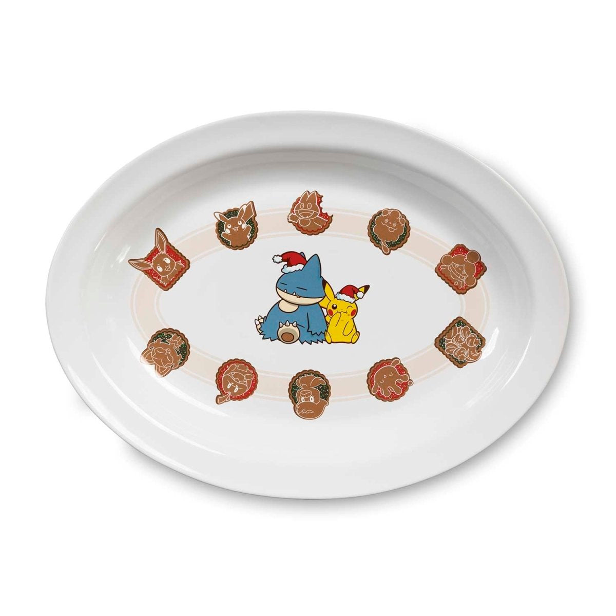 Pikachu & Munchlax Pokémon Holiday Cookie Plate