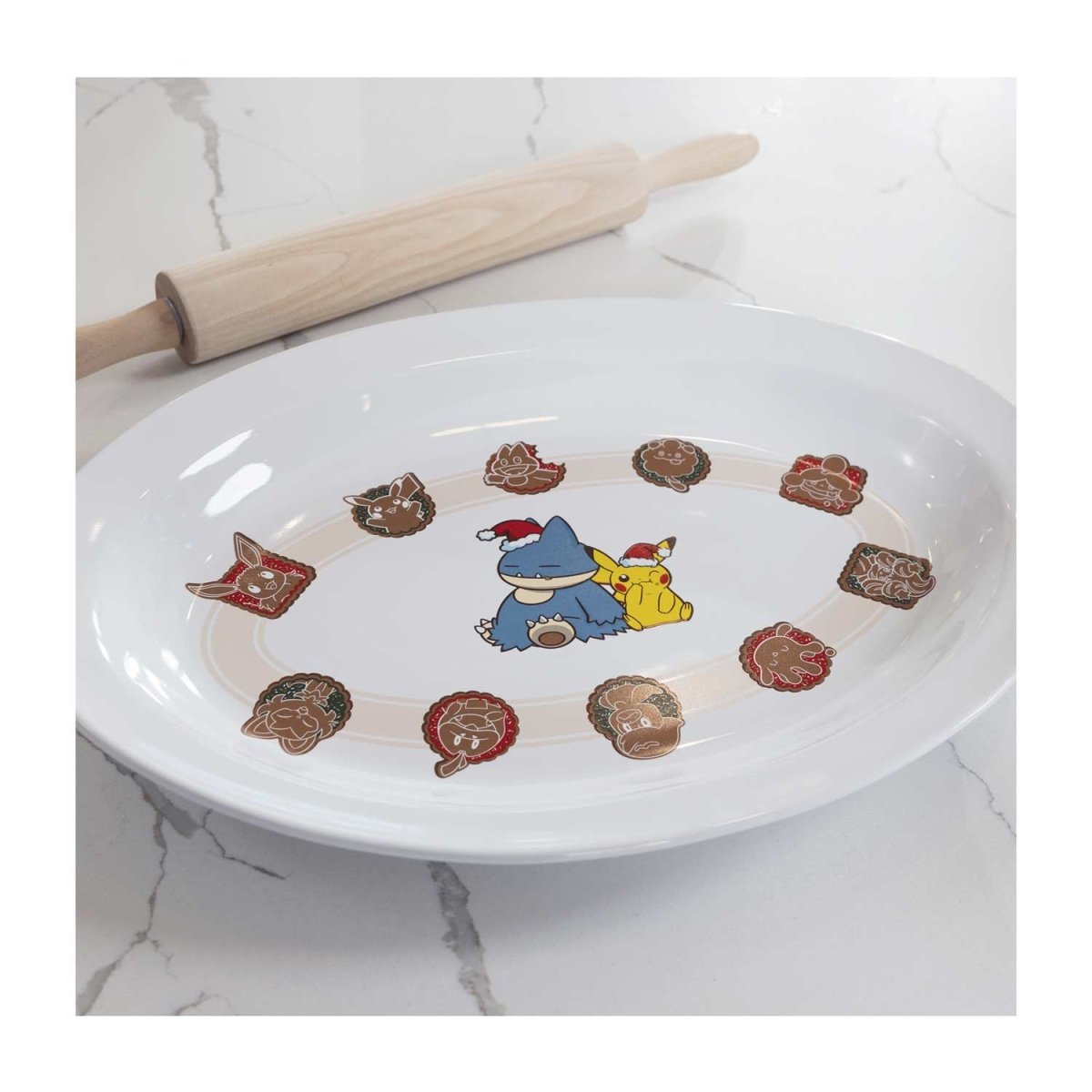 Pikachu & Munchlax Pokémon Holiday Cookie Plate