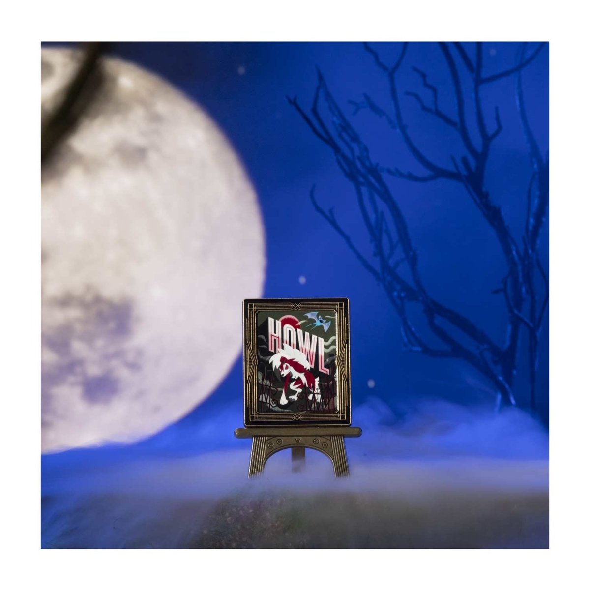 Lycanroc Cinema Scares Pin