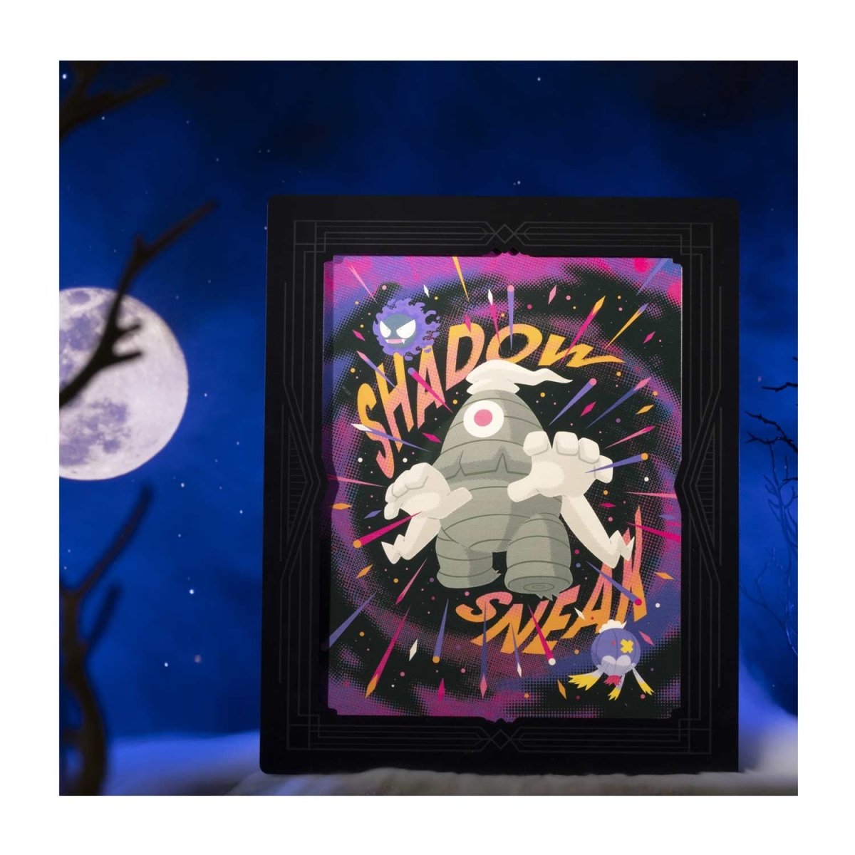 Dusclops Cinema Scares Metal Wall Art