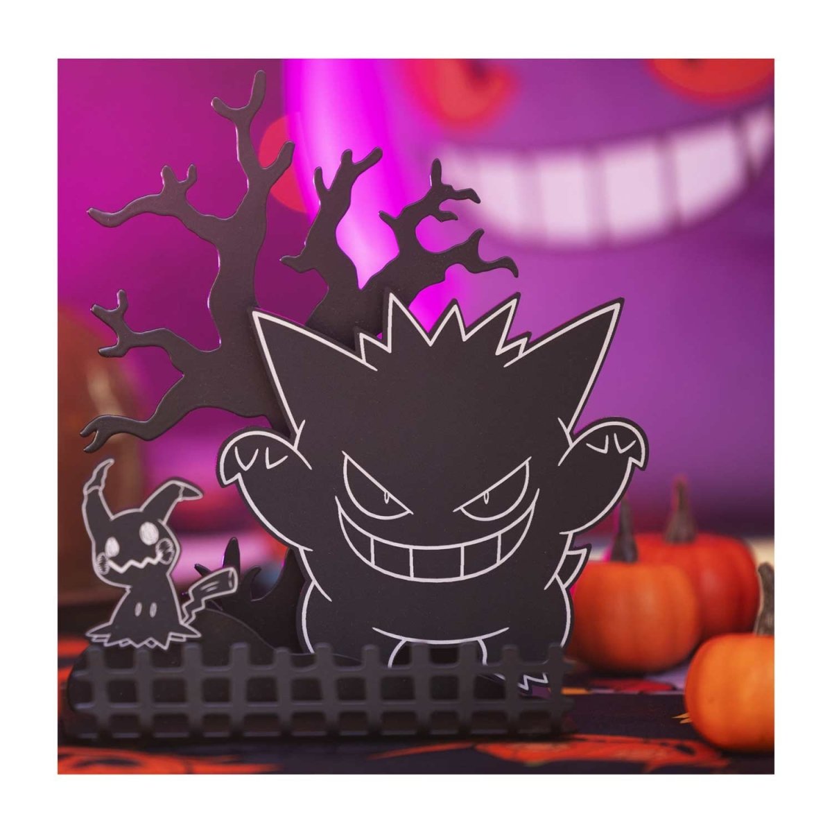 Gengar & Mimikyu Metal Sculpture