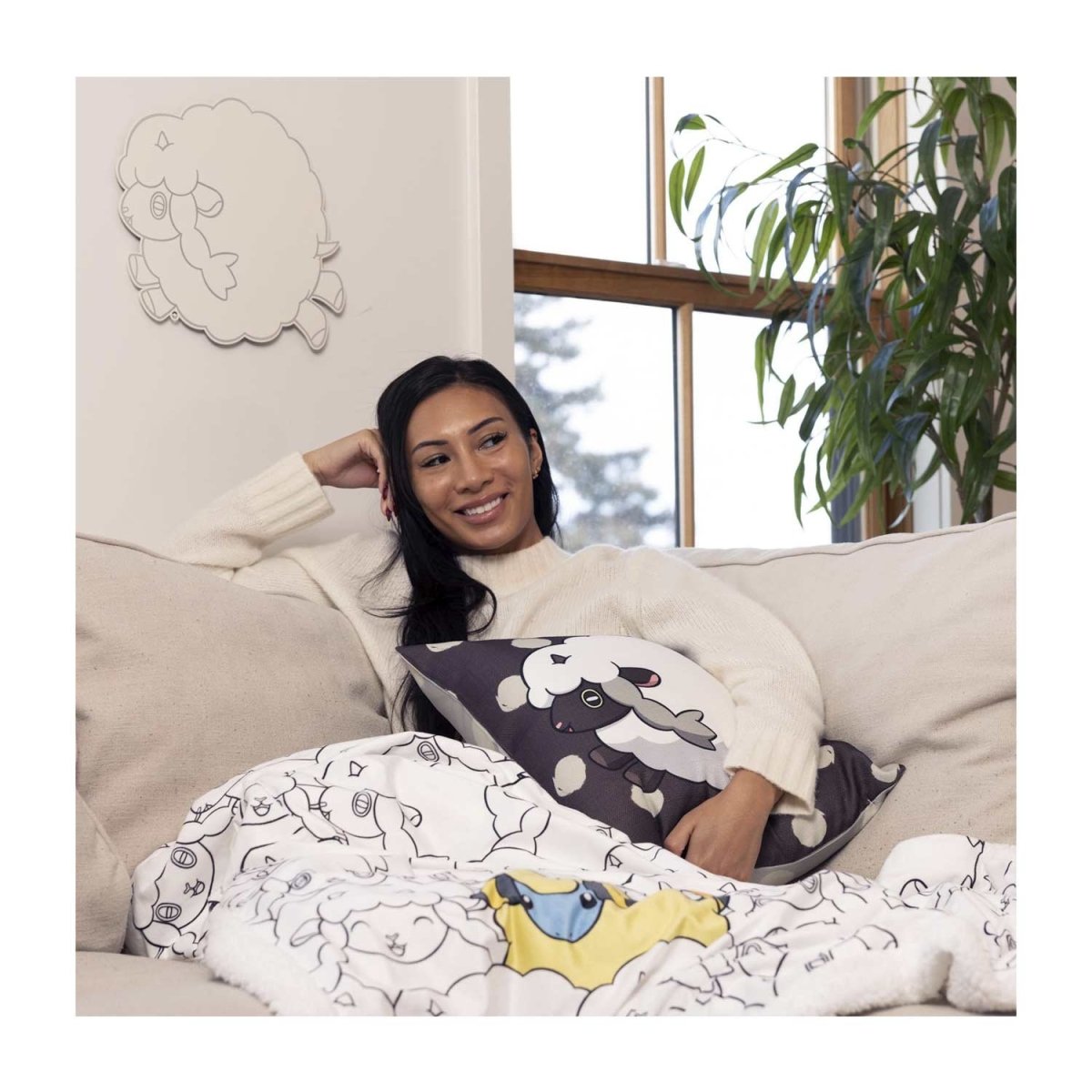 Wooloo Pokémon Home Accents Throw Pillow Covers (2-Pack)