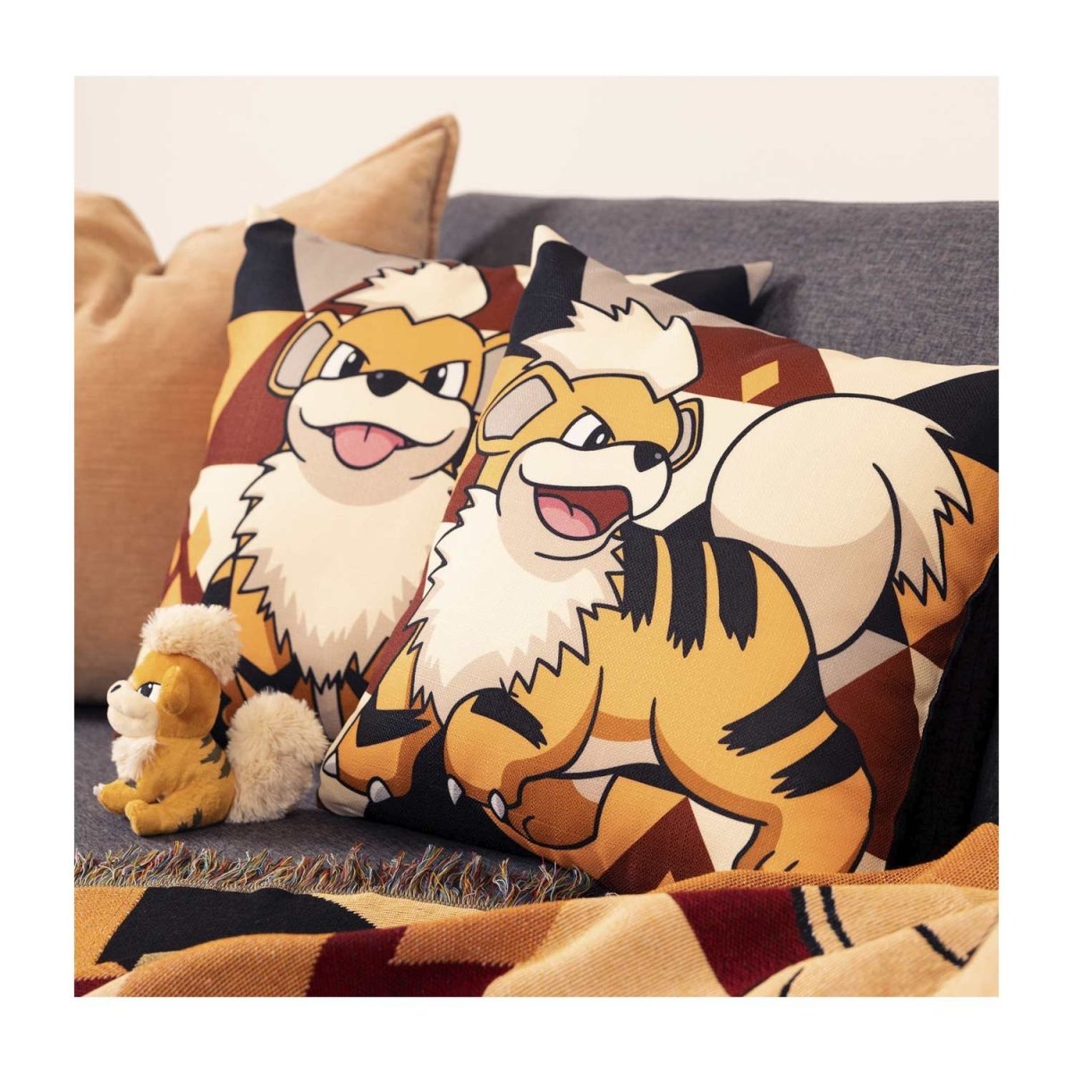 Growlithe Pokémon Home Accents Throw Pillow Covers (2-Pack)