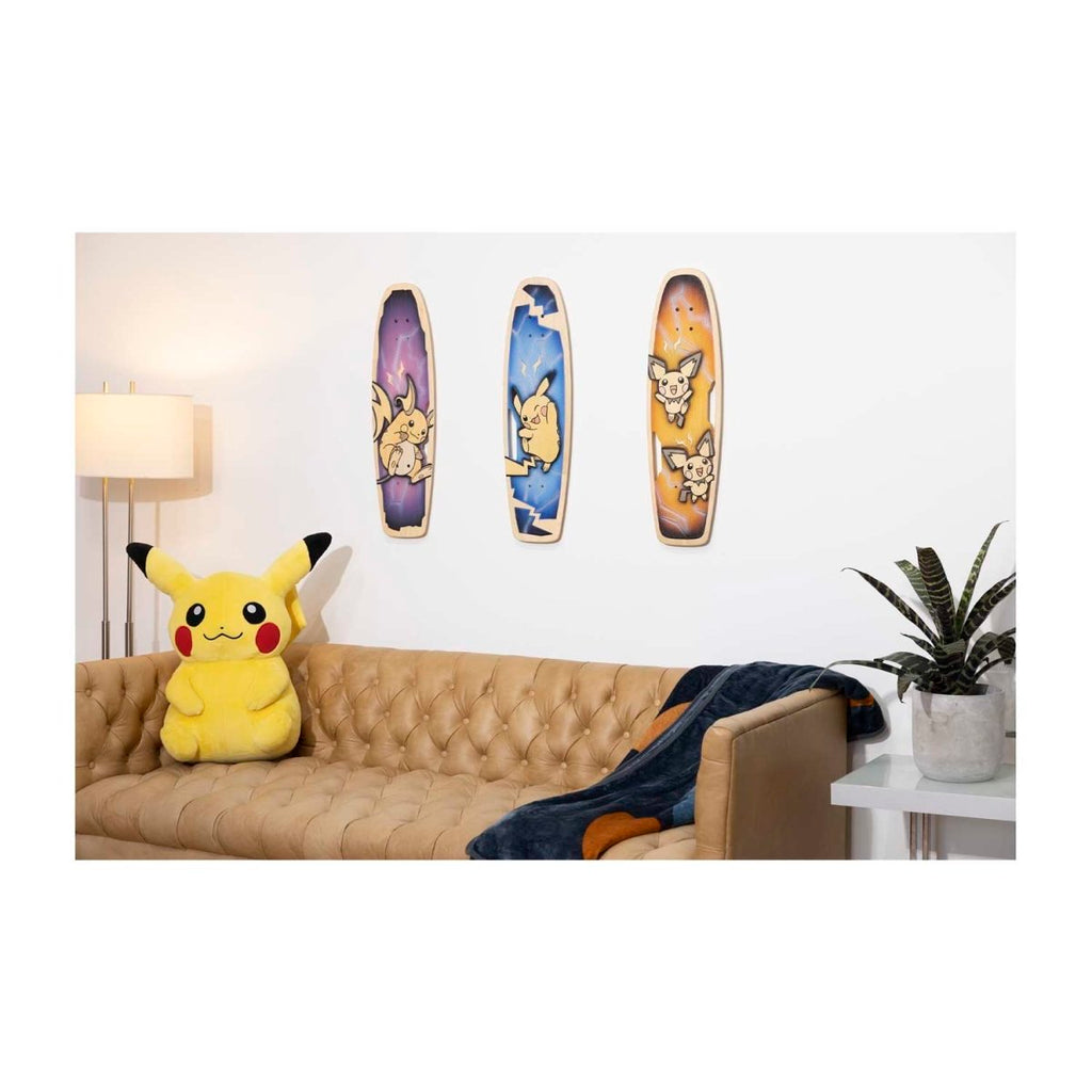 Pokémon Center × Bear Walker: Raichu Skateboard Deck