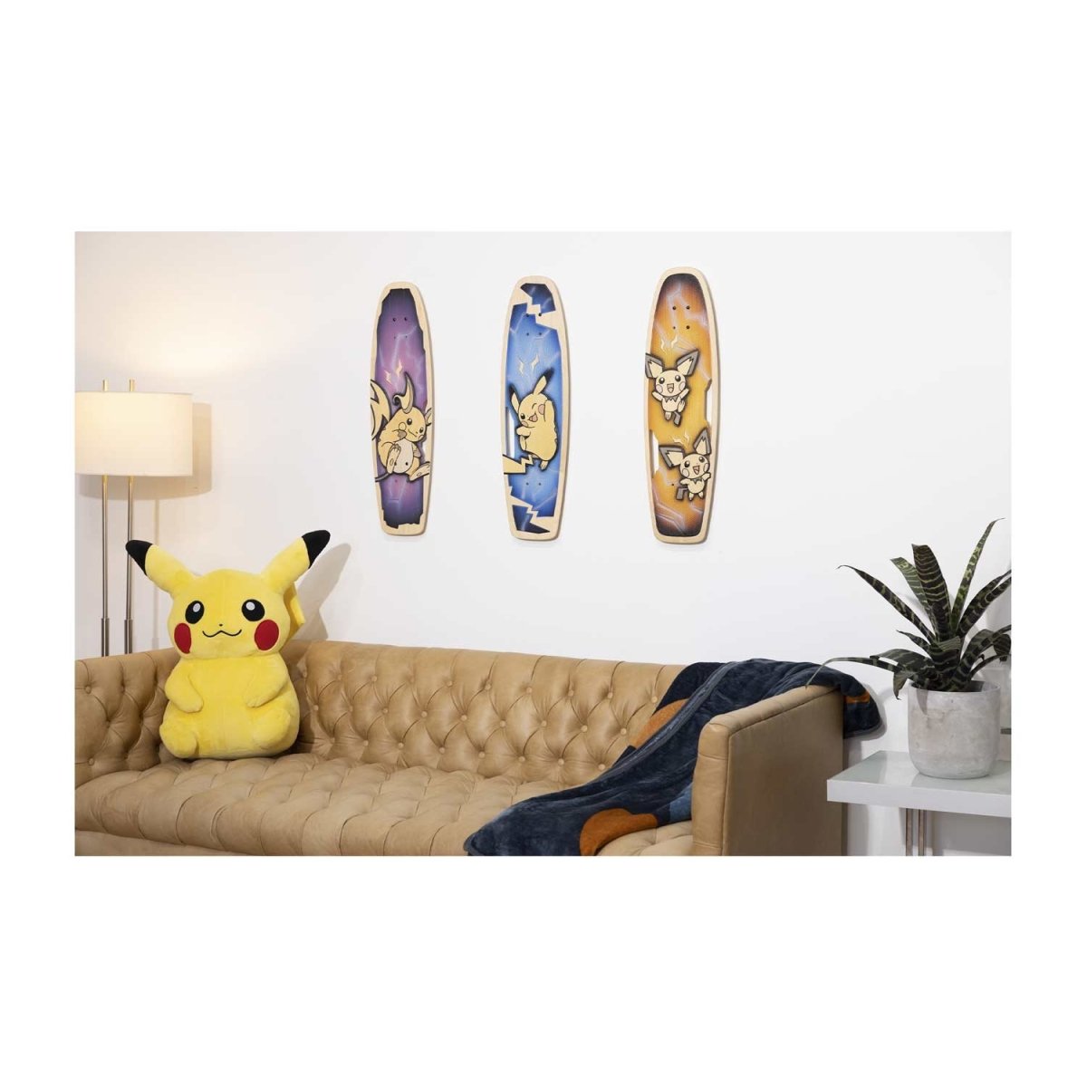 Pokémon Center × Bear Walker: Pichu Skateboard